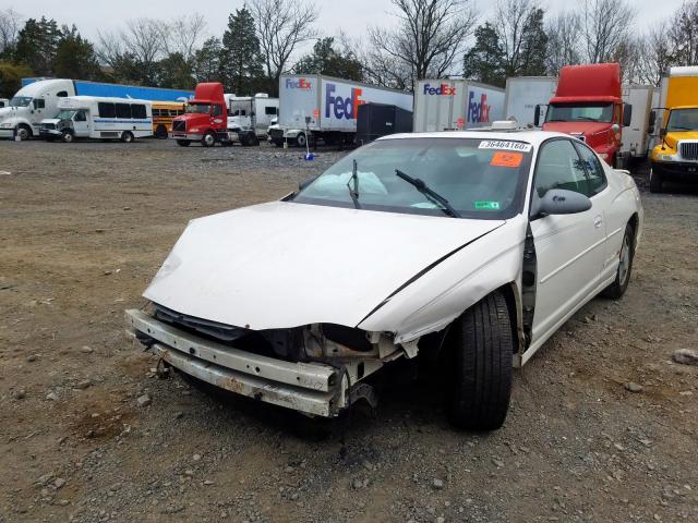 2G1WX15K119154500 - 2001 CHEVROLET MONTE CARLO SS  photo 2