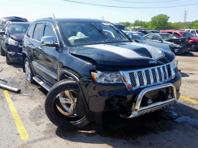 1C4RJFBG7CC211359 - 2012 JEEP GRAND CHER BLACK photo 1