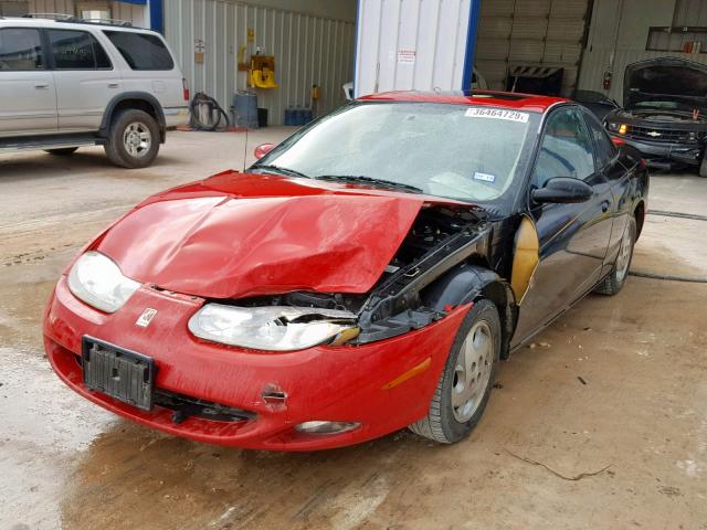 1G8ZY12752Z225877 - 2002 SATURN SC2 RED photo 2