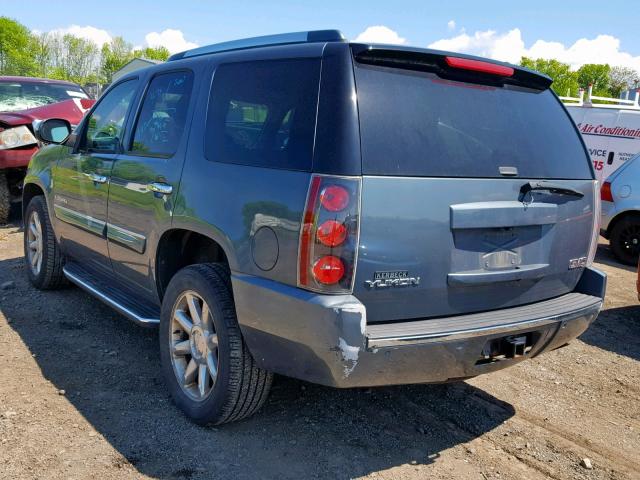 1GKFK63857J339225 - 2007 GMC YUKON DENA BLUE photo 3