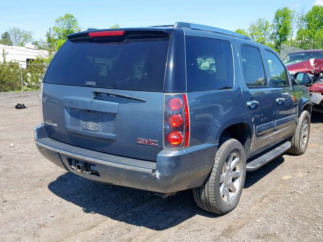 1GKFK63857J339225 - 2007 GMC YUKON DENA BLUE photo 4