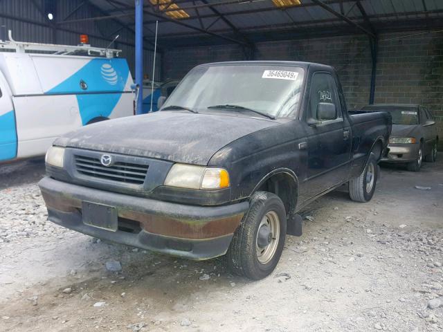 4F4YR12C6XTM26166 - 1999 MAZDA B2500 BLACK photo 2