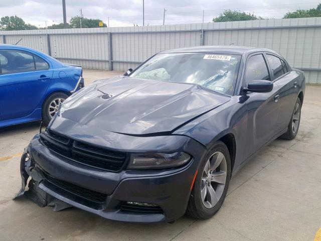 2C3CDXHG0HH549463 - 2017 DODGE CHARGER SX BLACK photo 2