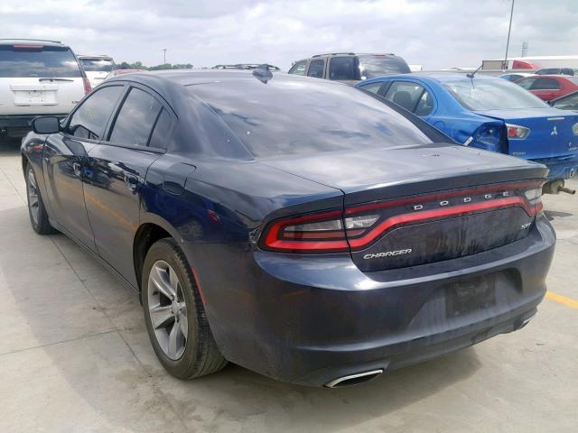 2C3CDXHG0HH549463 - 2017 DODGE CHARGER SX BLACK photo 3