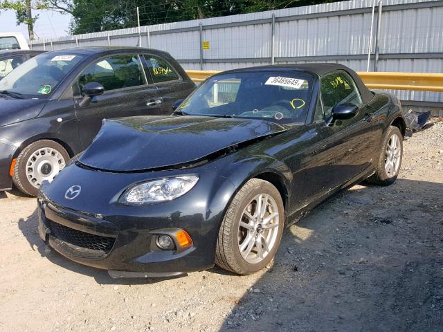 JM1NC2JF8F0242667 - 2015 MAZDA MX-5 MIATA BLACK photo 2