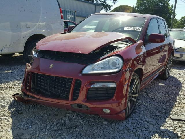 WP1AD29P58LA74009 - 2008 PORSCHE CAYENNE GT RED photo 2