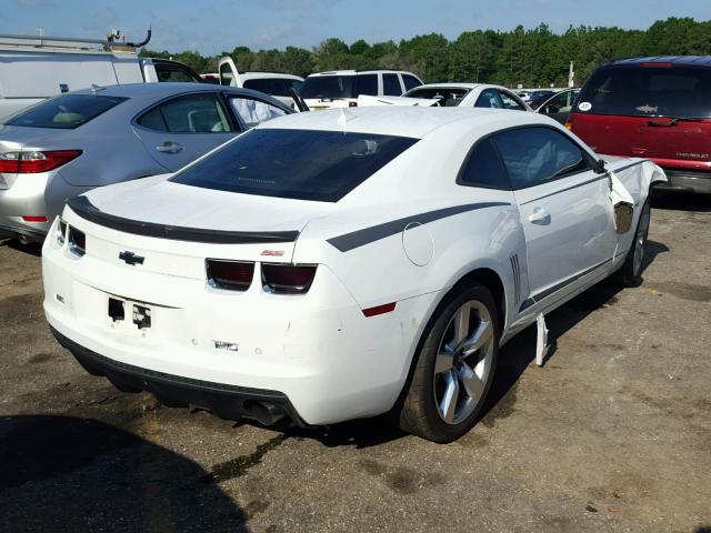 2G1FK1EJ5C9203545 - 2012 CHEVROLET CAMARO 2SS WHITE photo 4