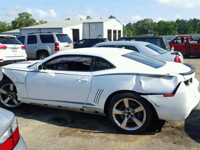 2G1FK1EJ5C9203545 - 2012 CHEVROLET CAMARO 2SS WHITE photo 9