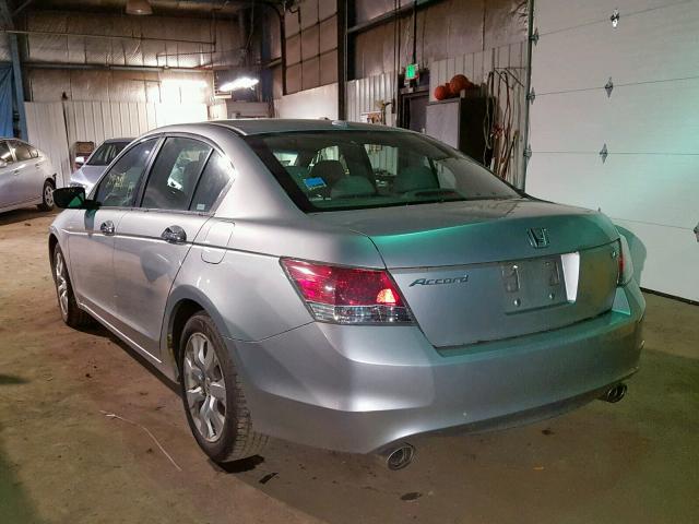 1HGCP36848A081874 - 2008 HONDA ACCORD EXL SILVER photo 3