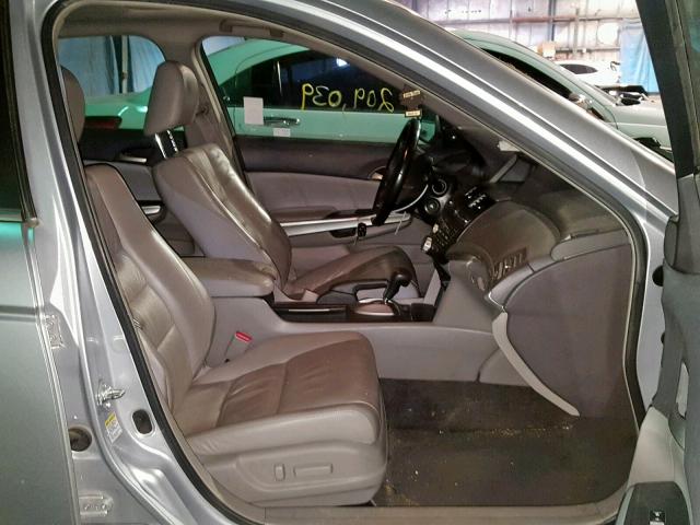 1HGCP36848A081874 - 2008 HONDA ACCORD EXL SILVER photo 5