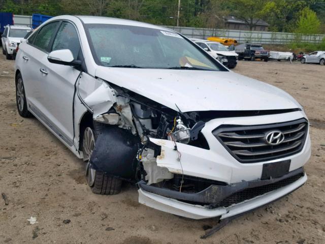 5NPE34AF8FH062376 - 2015 HYUNDAI SONATA SPO WHITE photo 1