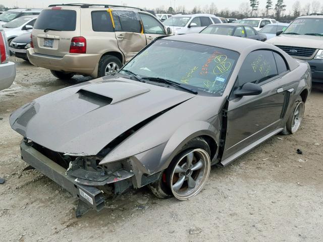 1FAFP42X41F196391 - 2001 FORD MUSTANG GT GRAY photo 2