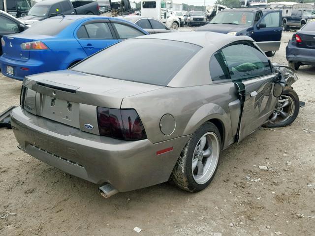 1FAFP42X41F196391 - 2001 FORD MUSTANG GT GRAY photo 4