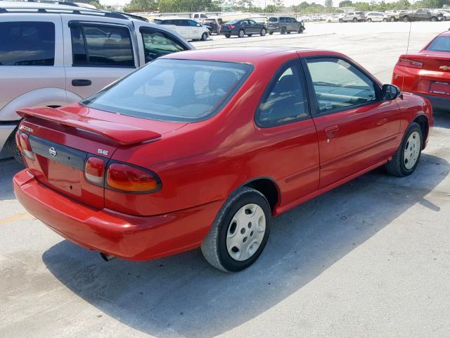 1N4AB42D0WC515373 - 1998 NISSAN 200SX BASE RED photo 4