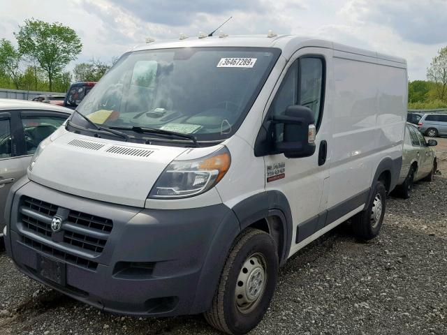 3C6TRVNG4HE523165 - 2017 RAM PROMASTER WHITE photo 2