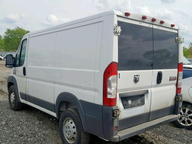 3C6TRVNG4HE523165 - 2017 RAM PROMASTER WHITE photo 3