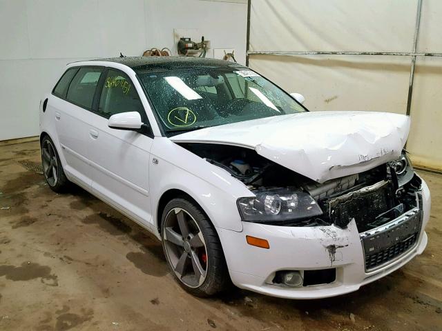 WAUKD78P77A075397 - 2007 AUDI A3 S-LINE WHITE photo 1