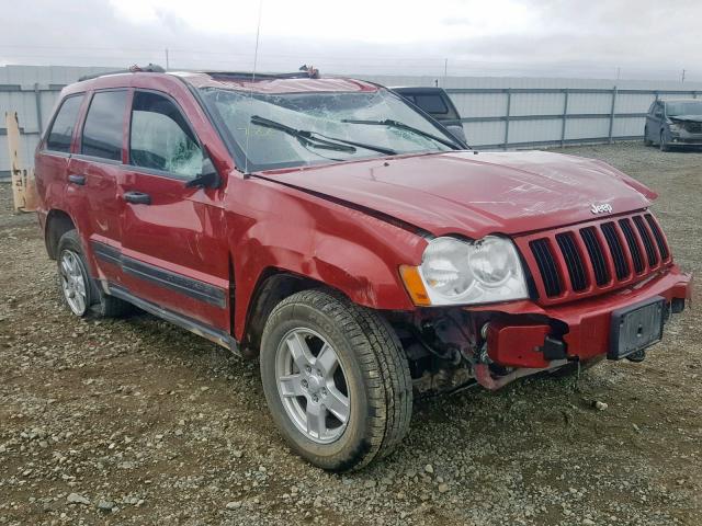 1J4GR48K45C672886 - 2005 JEEP GRAND CHER RED photo 1