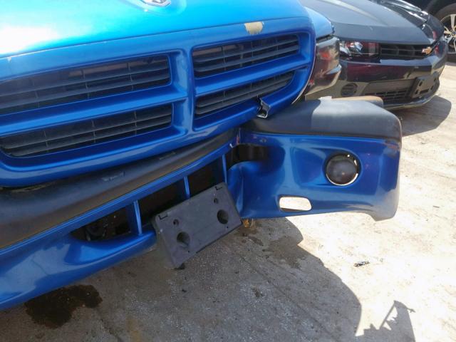 1B7GG2AN31S139304 - 2001 DODGE DAKOTA QUA BLUE photo 9