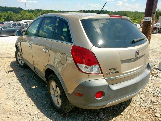 3GSCL33P08S581068 - 2008 SATURN VUE XE GOLD photo 3