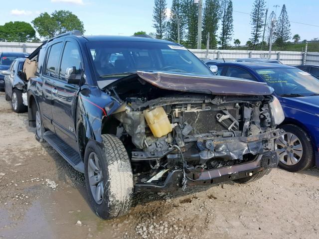 5N1BA08D19N604536 - 2009 NISSAN ARMADA SE BLACK photo 1