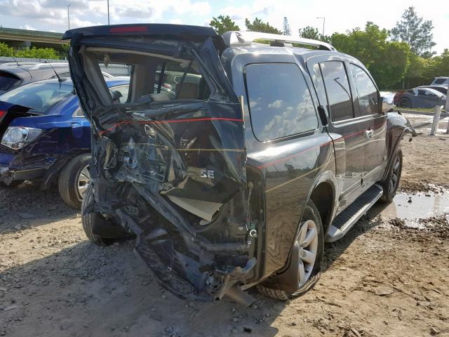 5N1BA08D19N604536 - 2009 NISSAN ARMADA SE BLACK photo 4