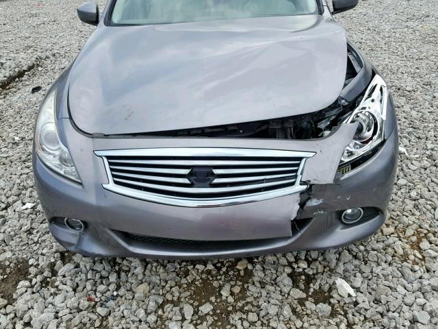 JN1CV6AR8CM977482 - 2012 INFINITI G37 SILVER photo 7