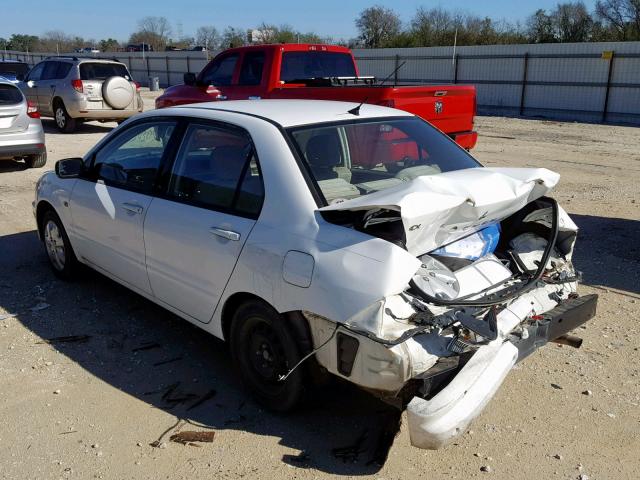 JA3AJ26E22U041062 - 2002 MITSUBISHI LANCER ES WHITE photo 3