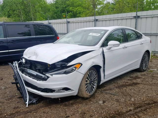 3FA6P0D94JR151414 - 2018 FORD FUSION TIT WHITE photo 2