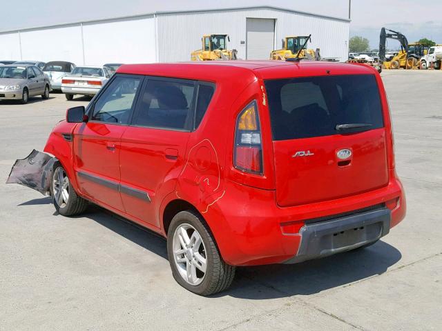 KNDJT2A24A7107181 - 2010 KIA SOUL + RED photo 3