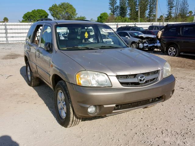 4F2YU09102KM40827 - 2002 MAZDA TRIBUTE LX TAN photo 1