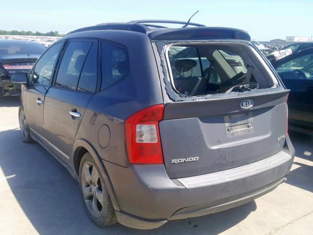 KNAFG526987128628 - 2008 KIA RONDO LX BLUE photo 3