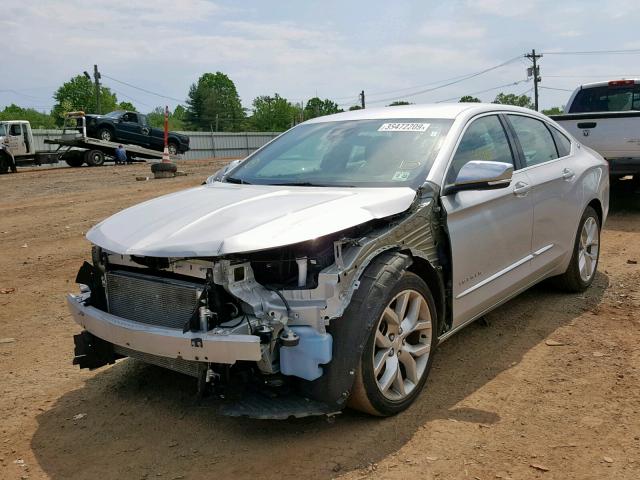 2G1145S37H9162487 - 2017 CHEVROLET IMPALA PRE SILVER photo 2