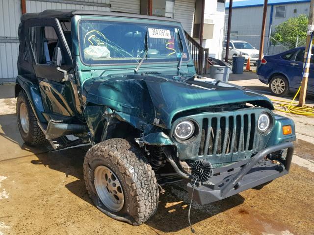 1J4FY49S8XP423385 - 1999 JEEP WRANGLER / GREEN photo 1