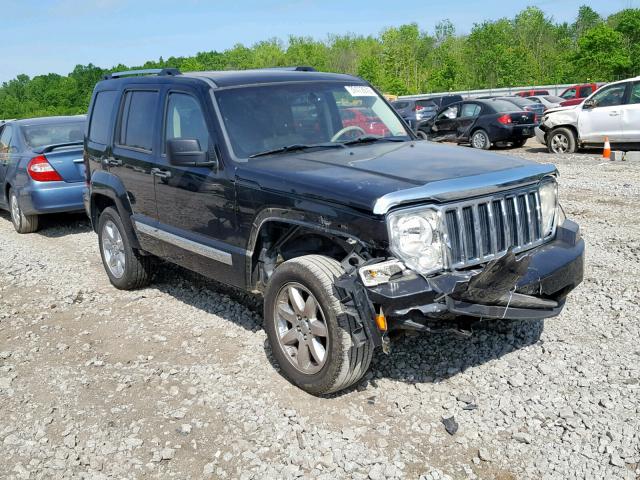 1J8GN58K08W159637 - 2008 JEEP LIBERTY LI BLACK photo 1