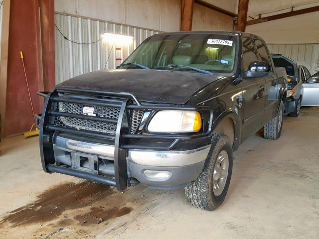 1FTRW08L72KC42439 - 2002 FORD F150 SUPER BLACK photo 2