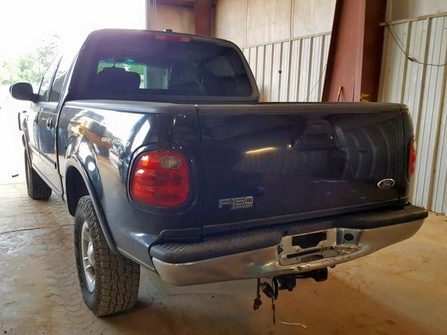 1FTRW08L72KC42439 - 2002 FORD F150 SUPER BLACK photo 3