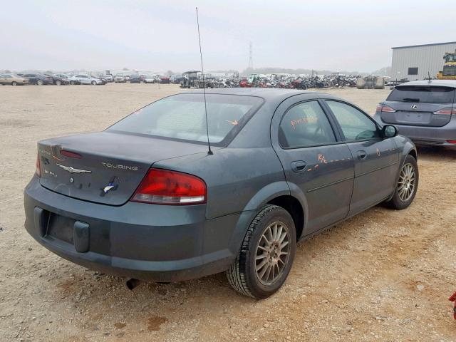 1C3EL56R24N214629 - 2004 CHRYSLER SEBRING LX TEAL photo 4