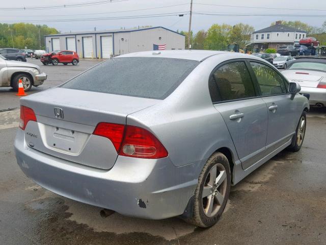 1HGFA16978L089015 - 2008 HONDA CIVIC EXL SILVER photo 4