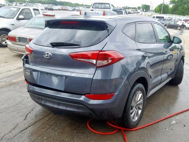 KM8J33A48JU754462 - 2018 HYUNDAI TUCSON SEL CHARCOAL photo 4