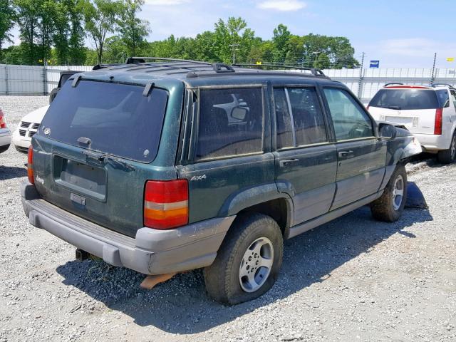 1J4GZ58S8WC286155 - 1998 JEEP GRAND CHER GREEN photo 4