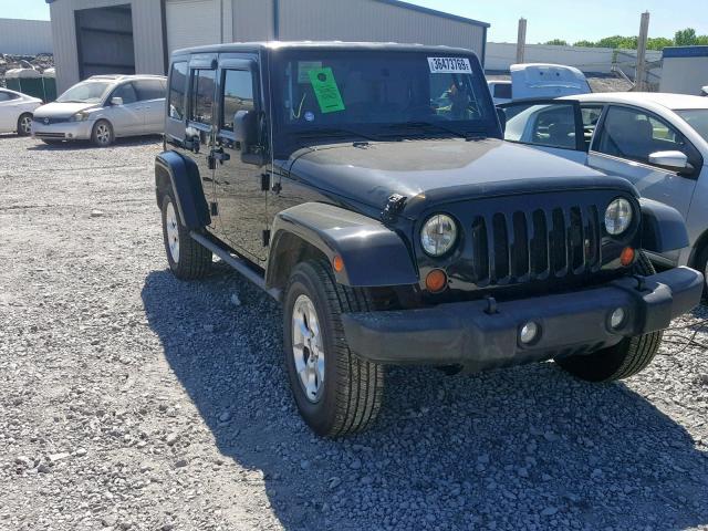 1J4GA59167L215227 - 2007 JEEP WRANGLER S BLACK photo 1