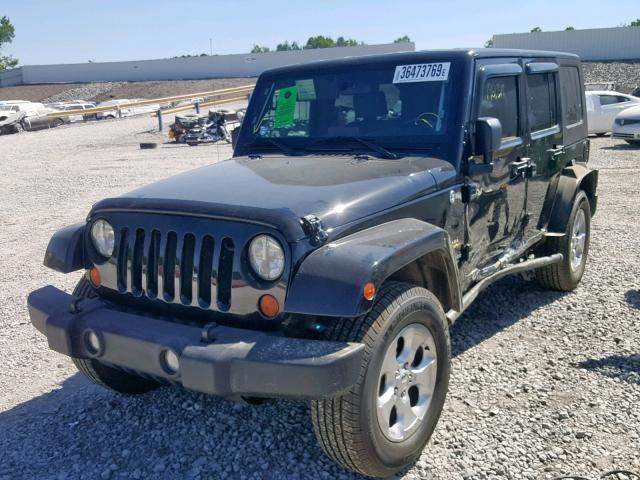 1J4GA59167L215227 - 2007 JEEP WRANGLER S BLACK photo 2