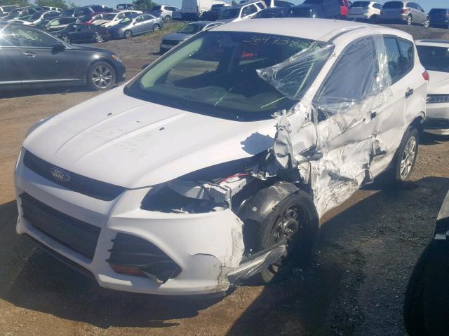 1FMCU0F76FUB65182 - 2015 FORD ESCAPE S WHITE photo 2