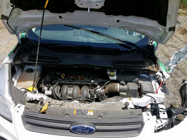 1FMCU0F76FUB65182 - 2015 FORD ESCAPE S WHITE photo 7