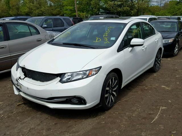 19XFB2F93FE282091 - 2015 HONDA CIVIC EXL 白色 照片 2