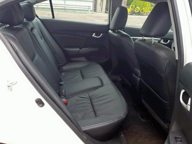19XFB2F93FE282091 - 2015 HONDA CIVIC EXL 白色 照片 6