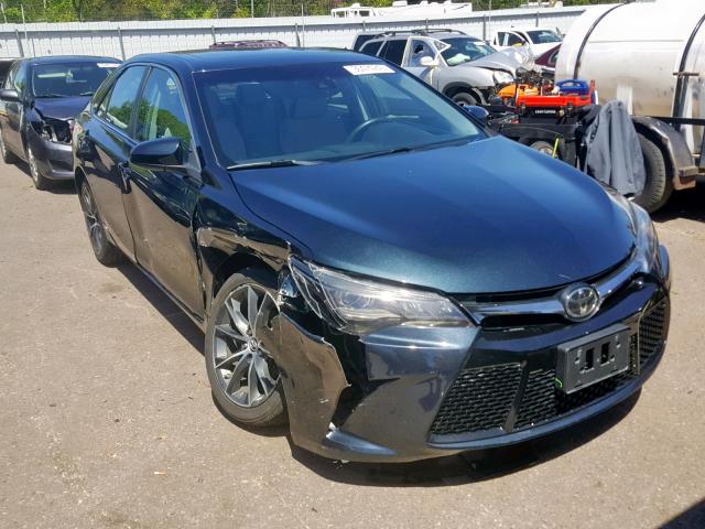 4T1BK1FK8FU554241 - 2015 TOYOTA CAMRY XSE BLACK photo 1