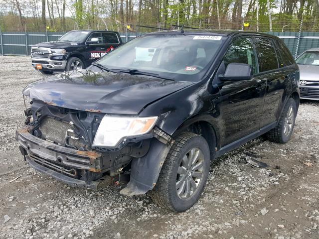 2FMDK48C27BA62408 - 2007 FORD EDGE SEL BLACK photo 2