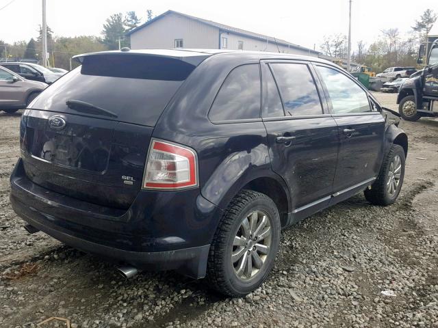 2FMDK48C27BA62408 - 2007 FORD EDGE SEL BLACK photo 4